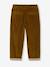 Wijde ribfluwelen broek jongen cappuccino+korstmos - vertbaudet enfant 