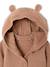 Combinaison bébé à capuche manches longues beige - vertbaudet enfant 