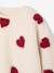 Sherpa sweater met luipaardprint camel+écru - vertbaudet enfant 