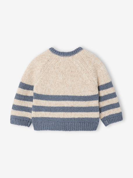 Gebreide babytrui gemêleerd beige - vertbaudet enfant 