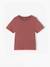 Lot de 2 T-shirts courts fille encre+vieux rose - vertbaudet enfant 
