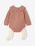 Ensemble barboteuse et collants naissance blush - vertbaudet enfant 