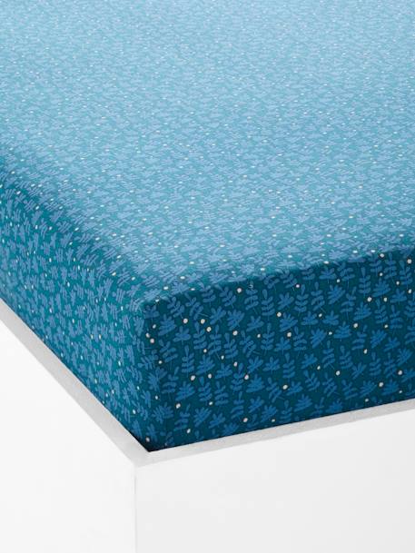 Hoeslaken voor kinderen FORET ENCHANTEE GROEN - vertbaudet enfant 