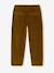 Wijde ribfluwelen broek jongen cappuccino+korstmos - vertbaudet enfant 
