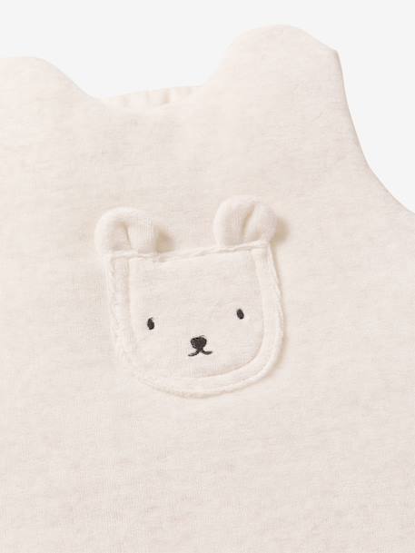 Gigoteuse velours manches amovibles` beige chiné - vertbaudet enfant 