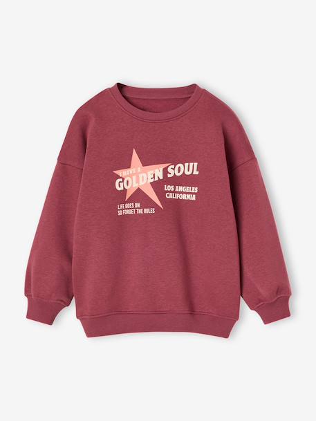 Ensemble sweat et legging fille violine - vertbaudet enfant 