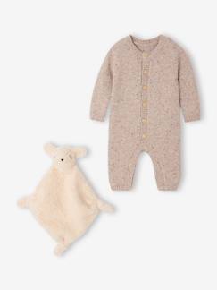 -Ensemble combinaison et doudou naissance