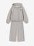 Ensemble jogging fille sweat zippé gris chiné - vertbaudet enfant 