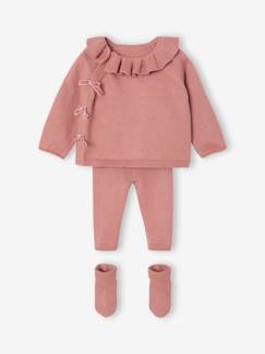 Baby-Babyset-Gebreide babyset meisje
