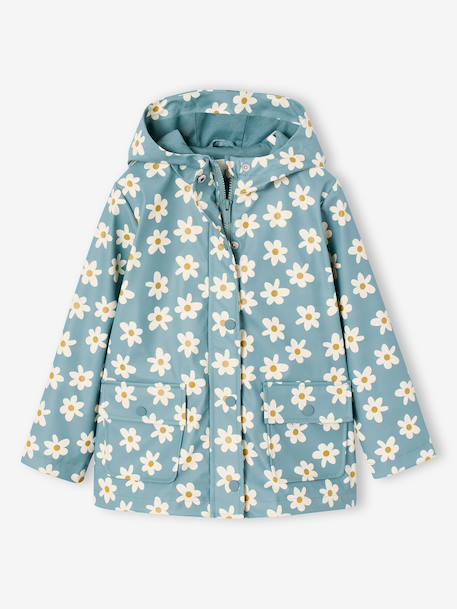 Fille-Manteau, veste-Ciré fille à capuche imprimé