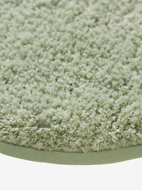 Tapis enfant doux forme nuage écru+rose poudré+vert sauge - vertbaudet enfant 