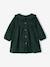 Babyjurk in flanellen ruitjesmotief groen+terracotta - vertbaudet enfant 