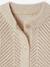Gebreid vest met lange mouwen beige - vertbaudet enfant 