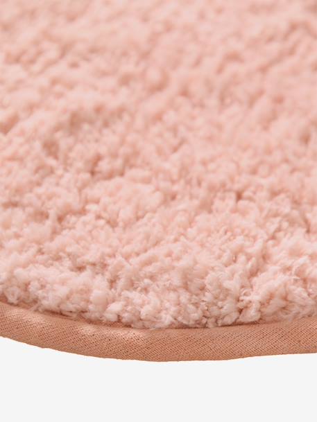 Tapis enfant doux forme nuage écru+rose poudré+vert sauge - vertbaudet enfant 