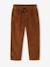 Wijde ribfluwelen broek jongen cappuccino+korstmos - vertbaudet enfant 