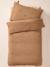 Parure housse de couette gaze NUTTY cappuccino - vertbaudet enfant 