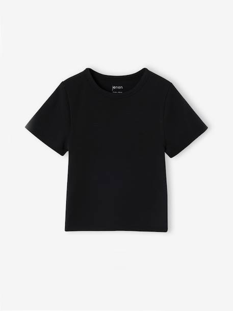 Lot de 2 T-shirts courts fille encre+vieux rose - vertbaudet enfant 