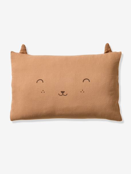 Babydekbedovertrekset van mousseline cappuccino - vertbaudet enfant 