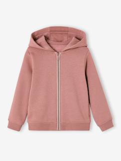 -Sweat zippe fille à capuche
