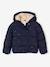 Doudoune à capuche fille bleu+marine - vertbaudet enfant 