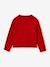 Gebreid vest met knopen voor meisjes rood - vertbaudet enfant 