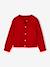 Gilet boutonné manches longues rouge - vertbaudet enfant 