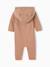 Combinaison bébé à capuche manches longues beige - vertbaudet enfant 