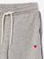 Ensemble jogging fille sweat zippé gris chiné - vertbaudet enfant 