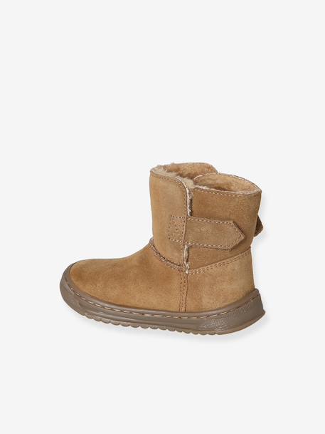 Leren baby boots voor eerste stapjes bruin - vertbaudet enfant 