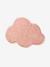 Tapis enfant doux forme nuage écru+rose poudré+vert sauge - vertbaudet enfant 