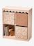 Set van 3 opbergbakken van mousseline beige - vertbaudet enfant 