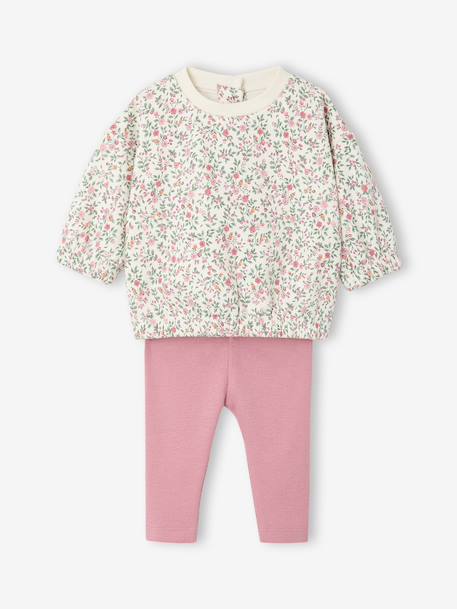 Babyset sweater en broek ecru - vertbaudet enfant 