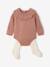 Ensemble barboteuse et collants naissance blush - vertbaudet enfant 