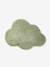 Tapis enfant doux forme nuage écru+rose poudré+vert sauge - vertbaudet enfant 