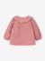 Blouse bébé imprimée en velours rose+vanille - vertbaudet enfant 