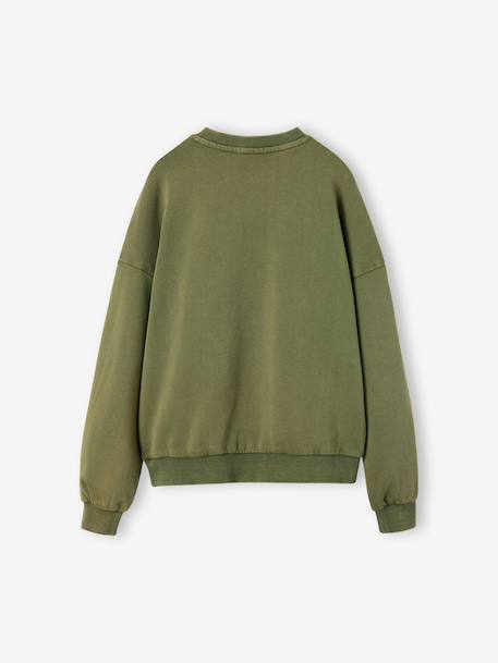 Sweat fille olive - vertbaudet enfant 