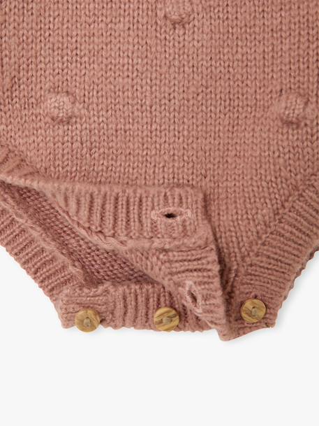 Ensemble barboteuse et collants naissance blush - vertbaudet enfant 