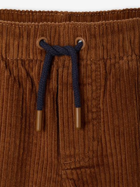 Pantalon large garçon cappuccino+lichen - vertbaudet enfant 