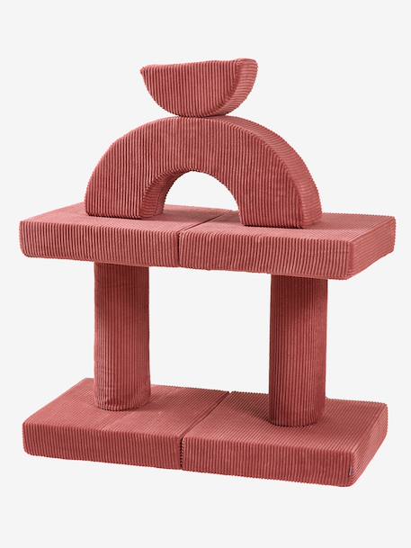 Canapé mousse modulable ALTO beige+rose+vert - vertbaudet enfant 