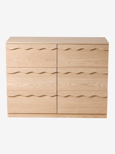 Commode 6 tiroirs WAVY bois - vertbaudet enfant 