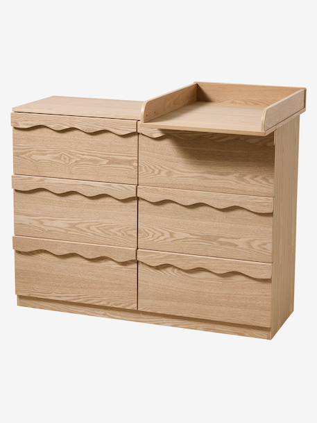 Commode 6 tiroirs WAVY bois - vertbaudet enfant 