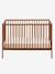 Lit bébé Cocoon bois+noyer+vert - vertbaudet enfant 