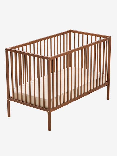 Cocoon babybed groen+hout+walnoot - vertbaudet enfant 