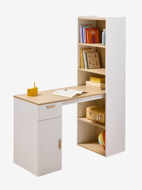 Bureau met boekenkast SOREN wit - vertbaudet enfant 