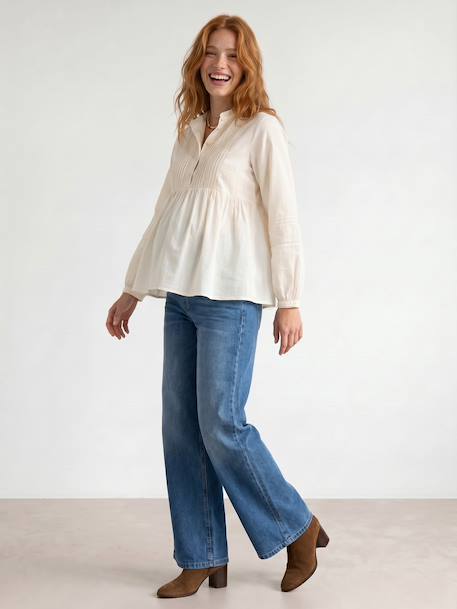 Voedingsblouse ecru - vertbaudet enfant 