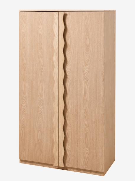Armoire Wavy 2 portes aspect bois bois - vertbaudet enfant 