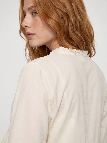 Voedingsblouse ecru - vertbaudet enfant 