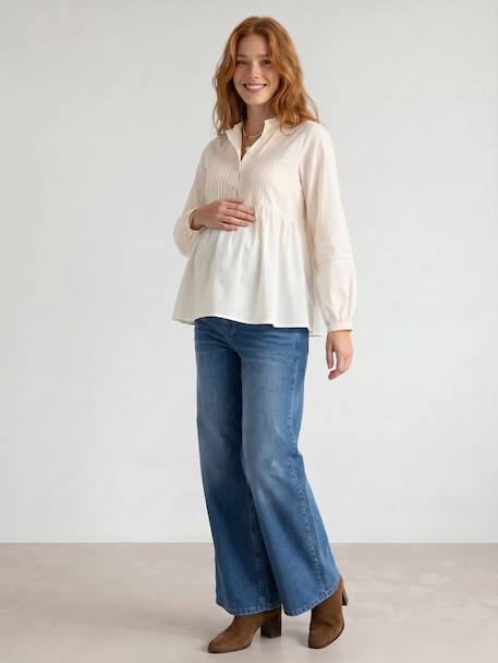 Voedingsblouse ecru - vertbaudet enfant 