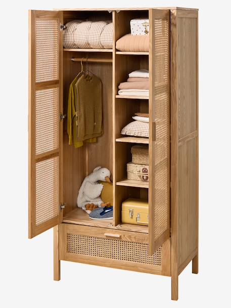Armoire 2 portes cannage Ella bois - vertbaudet enfant 
