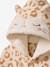 Fleece dekenponcho voor meisjes ecru - vertbaudet enfant 